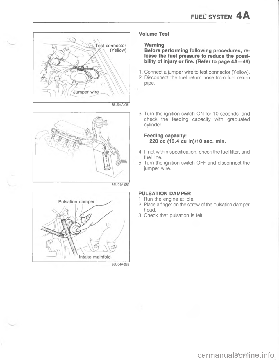 MAZDA MX-6 1988  Workshop Manual E:5. 767#5-< 
2A

:
!"
1

;

H

 

-
G

C
W

 =0

;

H
G 