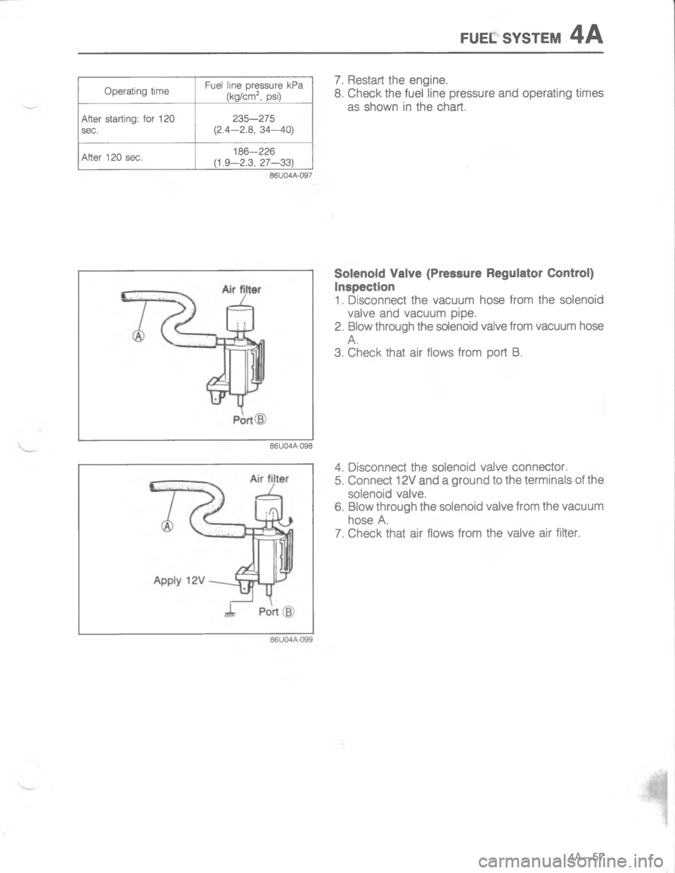 MAZDA MX-6 1988  Workshop Manual E:5,767#5-/E
2

	;
2

2
<
D





&
;

H
G
C
	


DG 