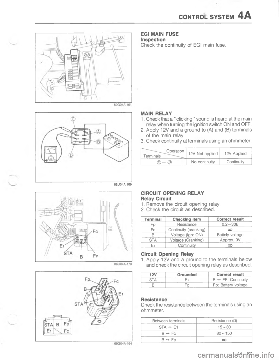 MAZDA MX-6 1988  Workshop Manual (/)#4/. 767#5-$ 	 =

\(



;

H
*
#
g\)\(




;

E4=;H
E\(
81
71
5\(



/
7
58
8E

\(

84
7
8
8G 