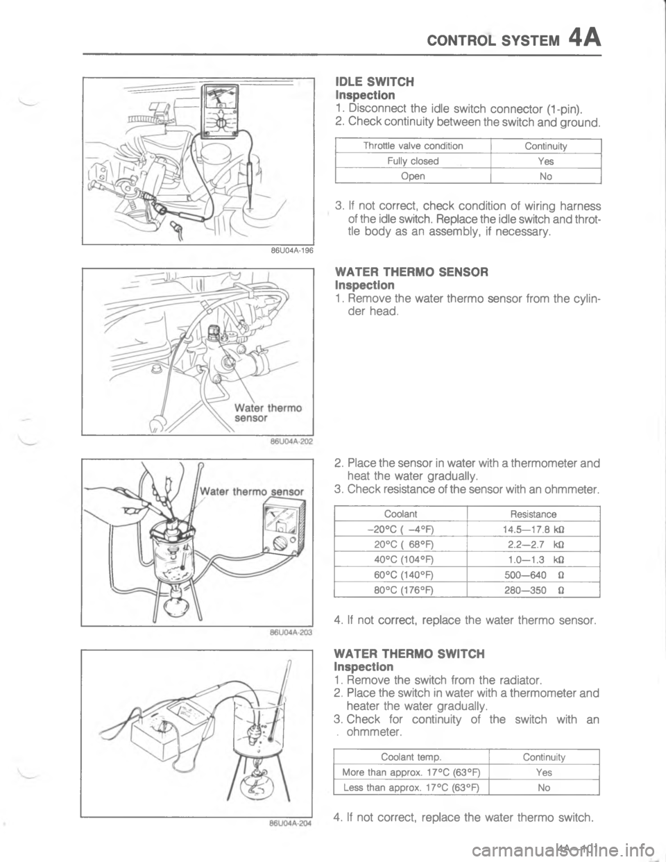 MAZDA MX-6 1988  Workshop Manual (/)#4/. 767#5-<


;
#
\(
E
6
/
\)
H


	



;

H
\(
4

;
G

<
C

;
G



;

H

\(

6
.
\)
GG 