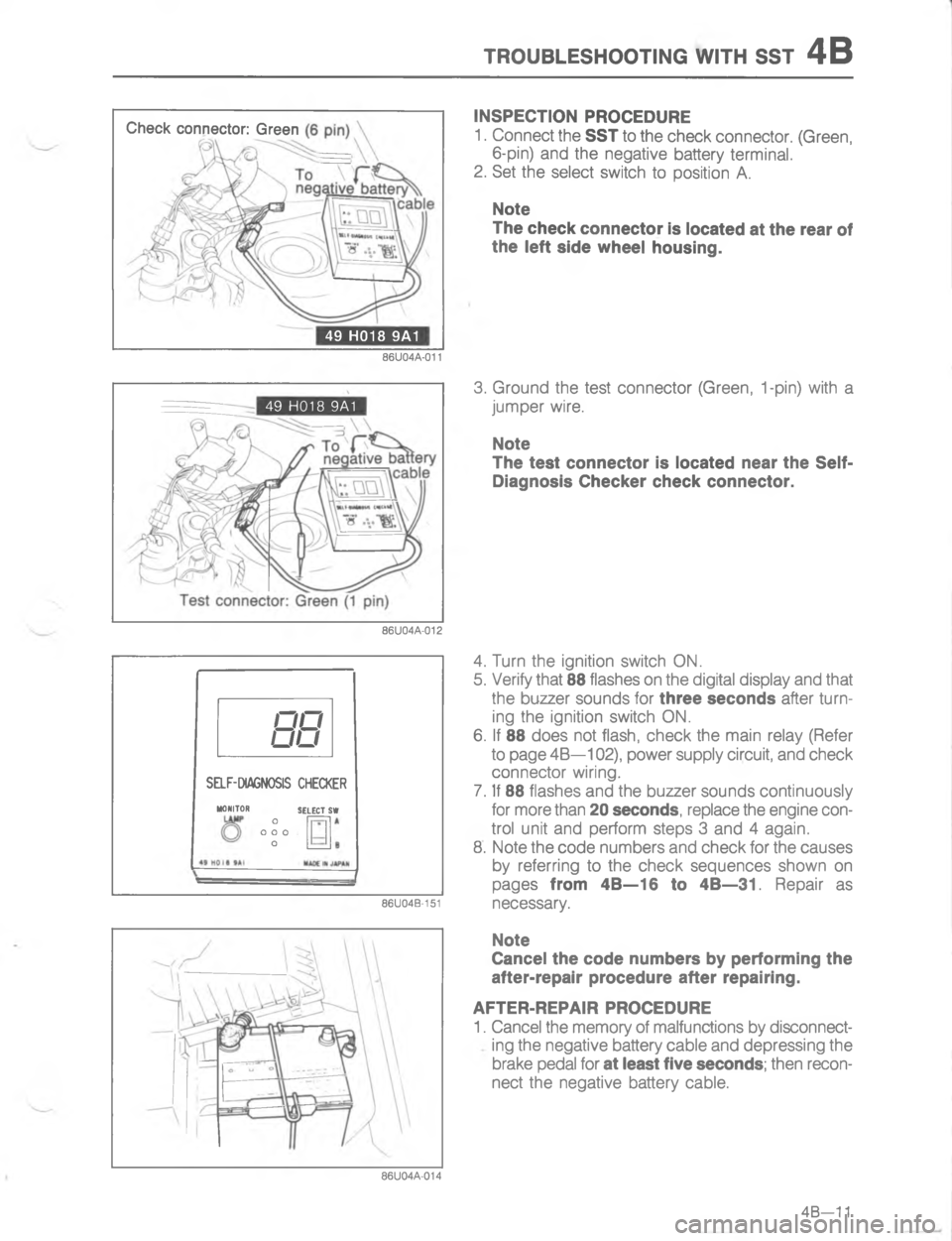 MAZDA MX-6 1988  Workshop Manual #4/:8.579//#)@ #9 77# G 8G 9 = 
 \(

<
;



H
W





7
	
/
/

<G
C


<


D



! 
%4




	


!
<G
<G 