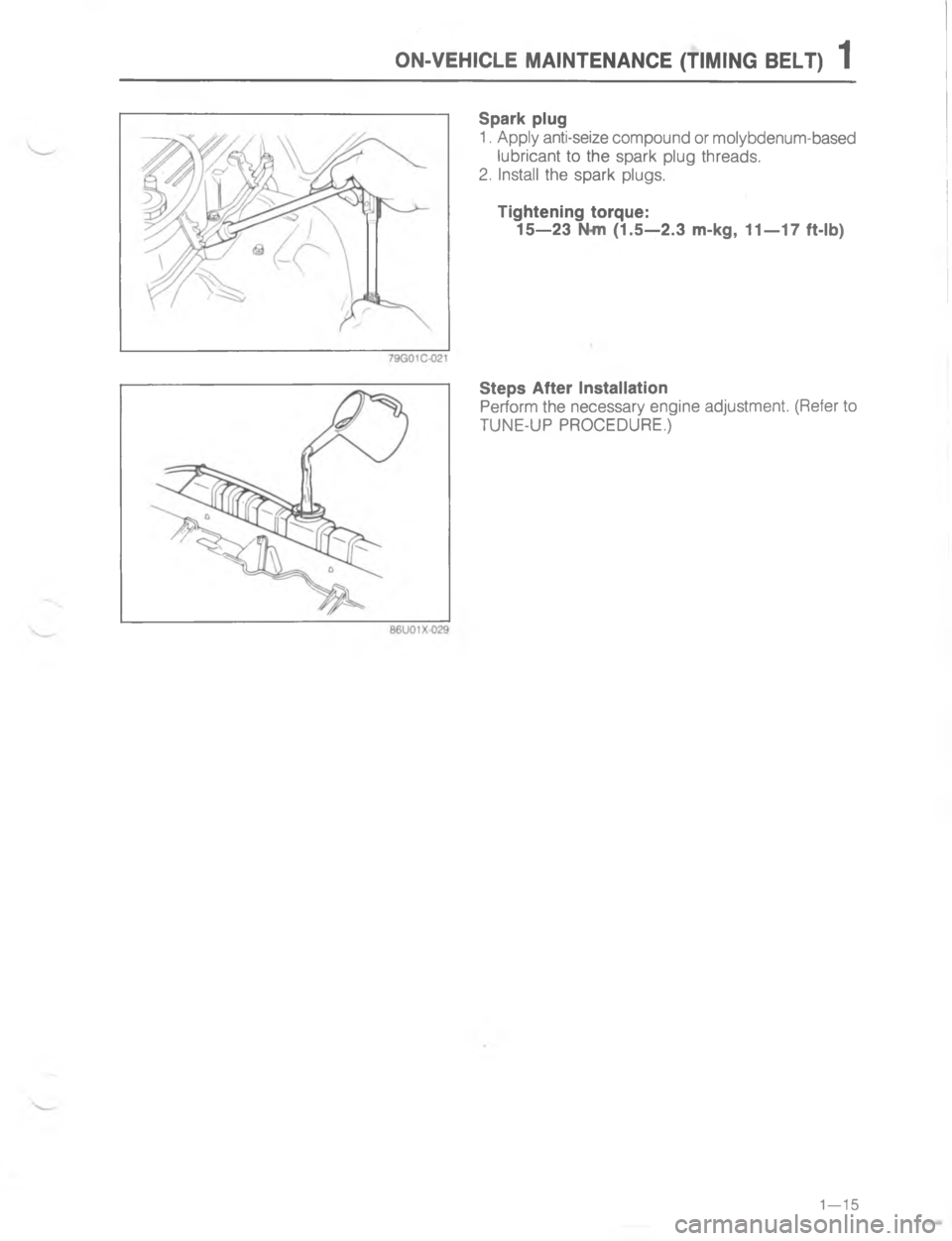 MAZDA MX-6 1988  Workshop Manual /)159(.5 )#5))(5 2#)@ 85.#3	

!
;

/

-
#:\)5:- 