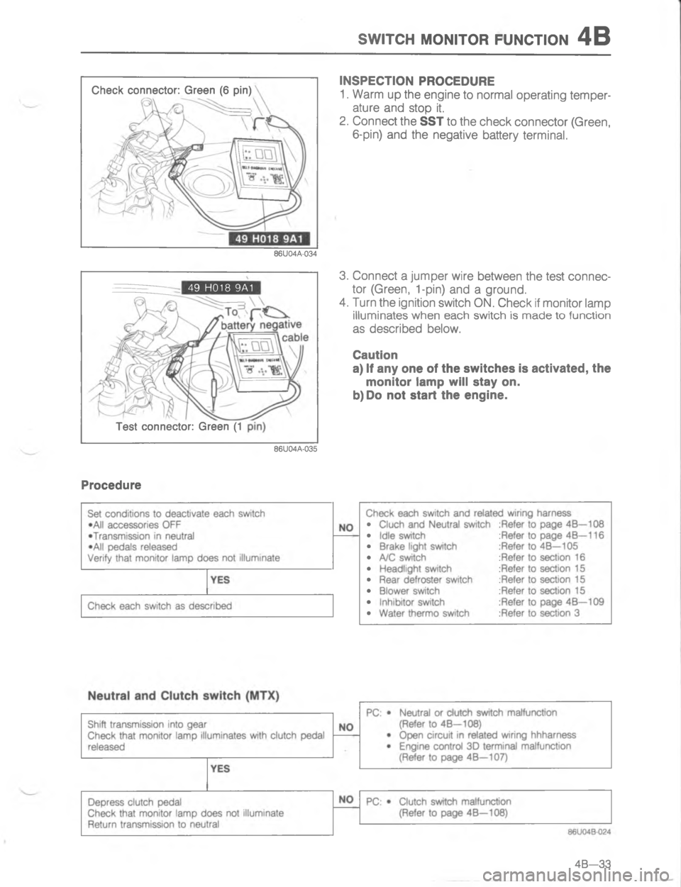 MAZDA MX-6 1988  Workshop Manual 7#(9 /)#/4 E:)(#/) G 8<:=G=HG \(


;
<
H

G




&
1
 G
 #G 