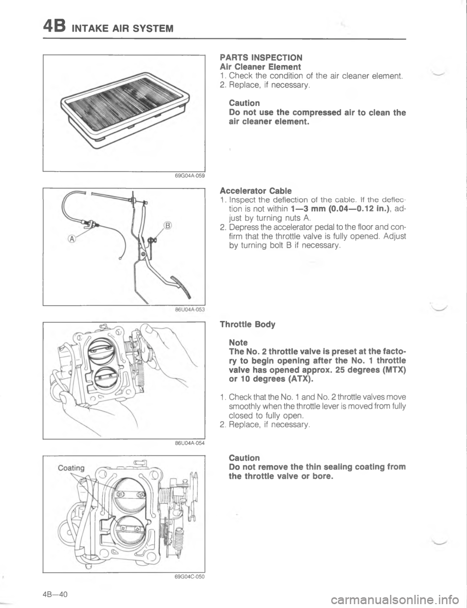 MAZDA MX-6 1988  Workshop Manual -/\)/
$

;

3

	
$


W	
;

! 
0
	
0




	

;

3
\)<<
G 