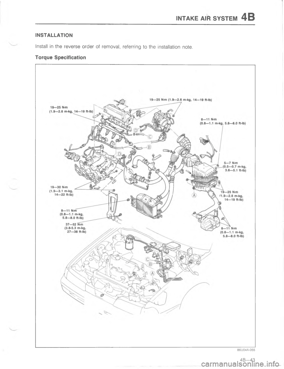 MAZDA MX-6 1988  Workshop Manual )#R5 4 767#5-2

0
G 