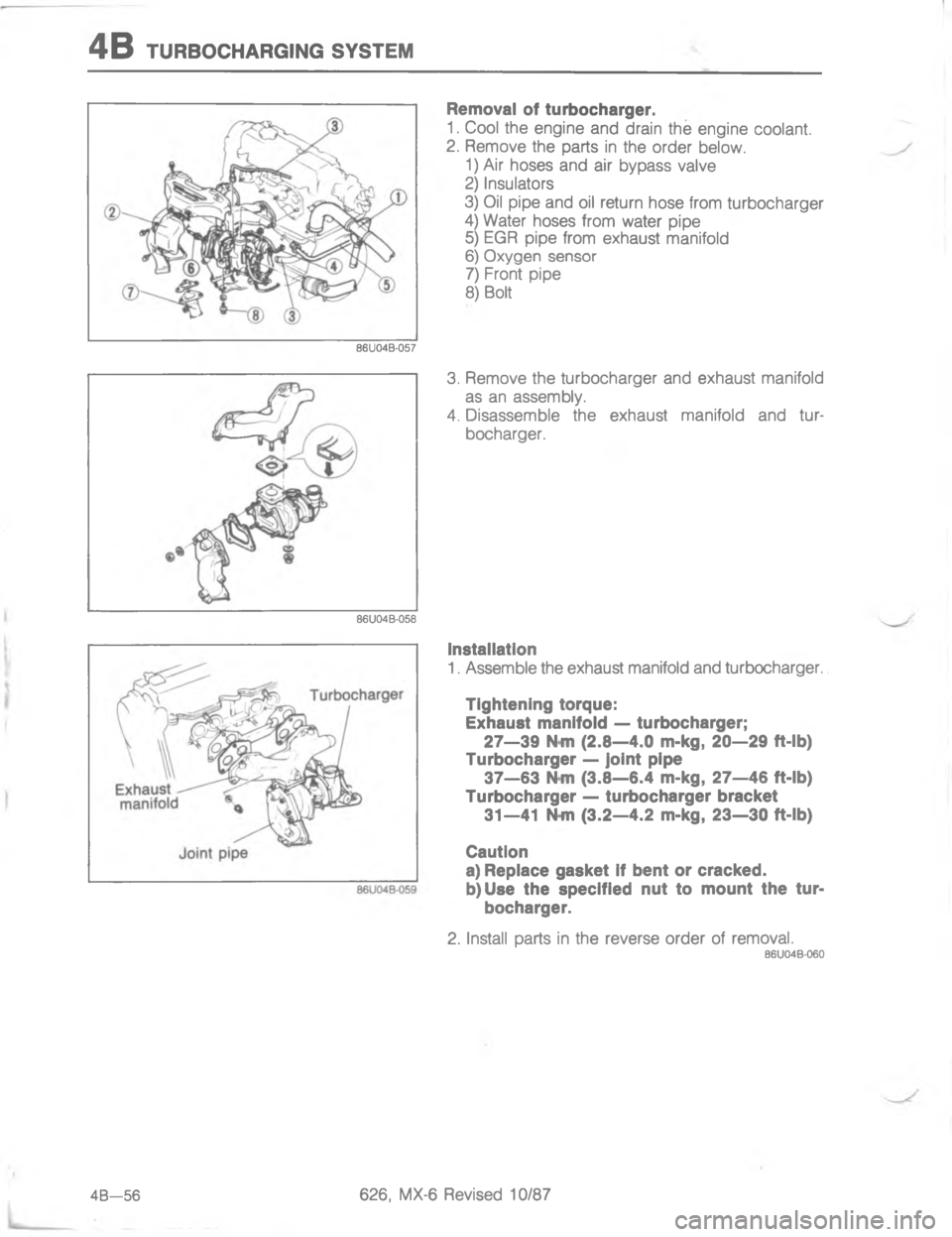 MAZDA MX-6 1988  Workshop Manual -/#

;

;
H
G
C
<
D

H

G
!
<






2

2


1
1
;
<G<; 