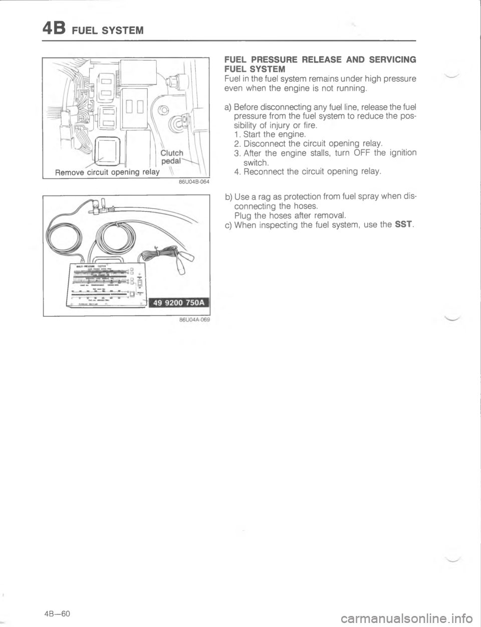 MAZDA MX-6 1988  Workshop Manual -/E 4G

E
&

		
	

;
H
	
G
!

-
 