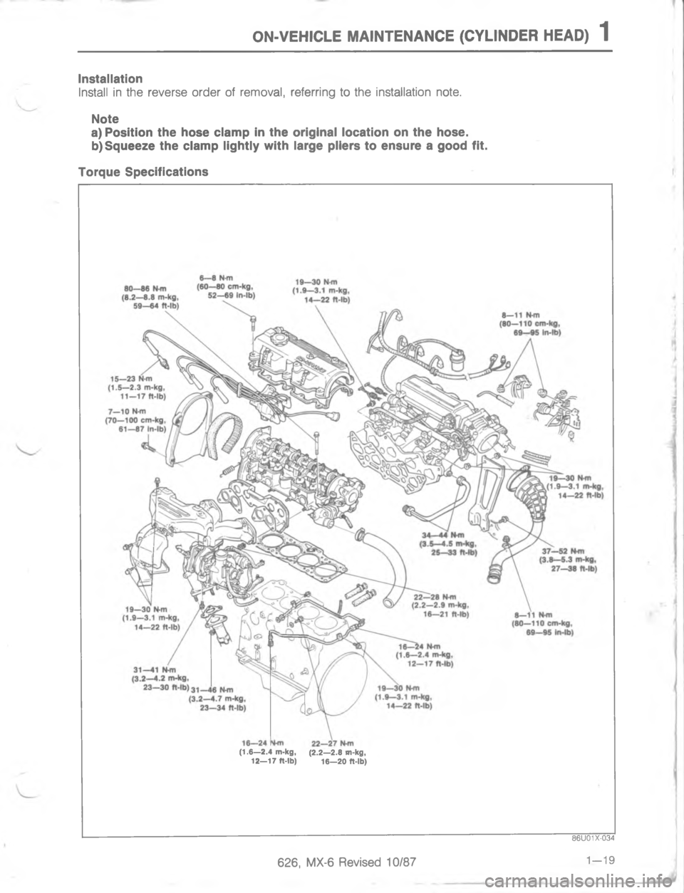 MAZDA MX-6 1988  Workshop Manual /)159(.5 )#5))(5 2(6.),54 95,3



1

2
2

<;<<
 
