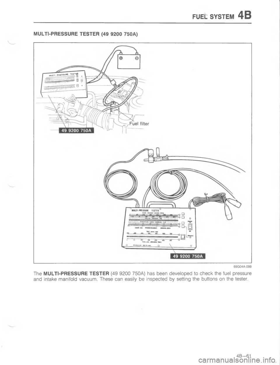 MAZDA MX-6 1988  Workshop Manual 8) #!#%-=
-E
-
<
#=2
G 