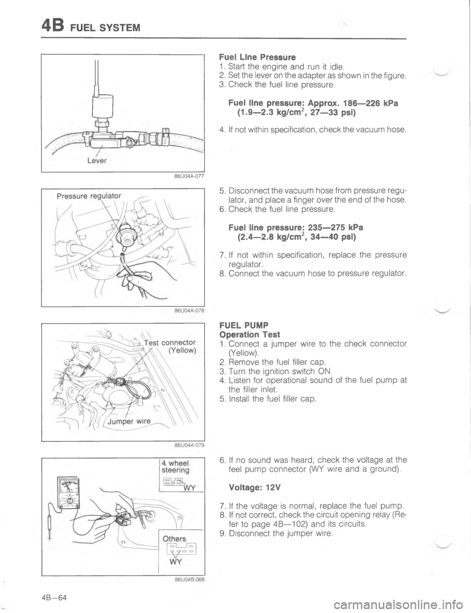 MAZDA MX-6 1988  Workshop Manual -/E,

;
H
,
4
G
C

<
,
4
D





2
;
H
G

C
<

A
D


G 
