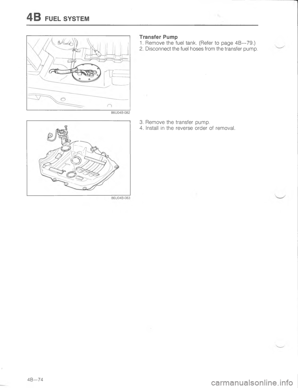 MAZDA MX-6 1988  Workshop Manual -/E:5. 767#5<:=G8=;

;
H
G
/G 