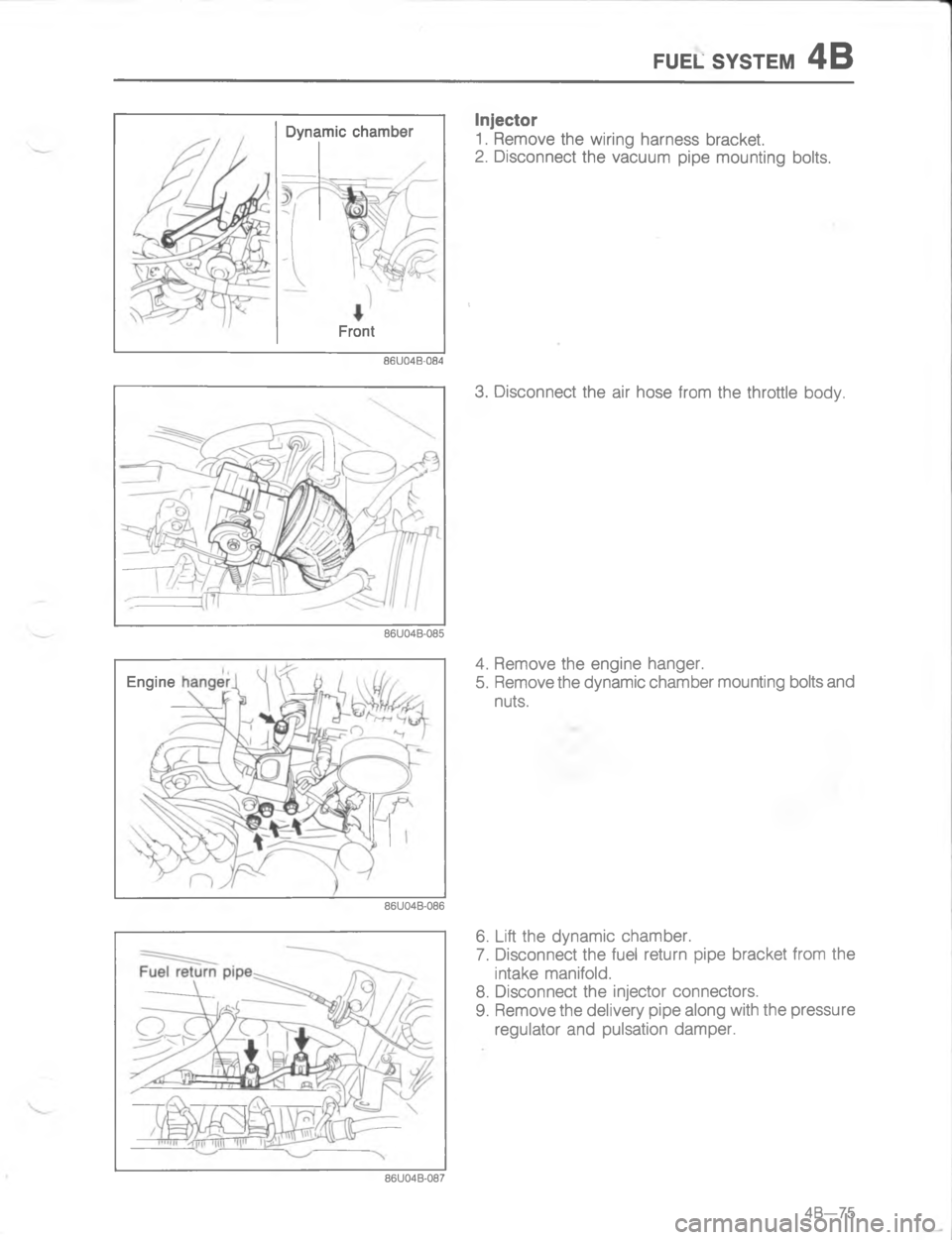 MAZDA MX-6 1988  Workshop Manual E:5. 767#5-,
E

;


H
G
C

<
D



 
 5<:G 