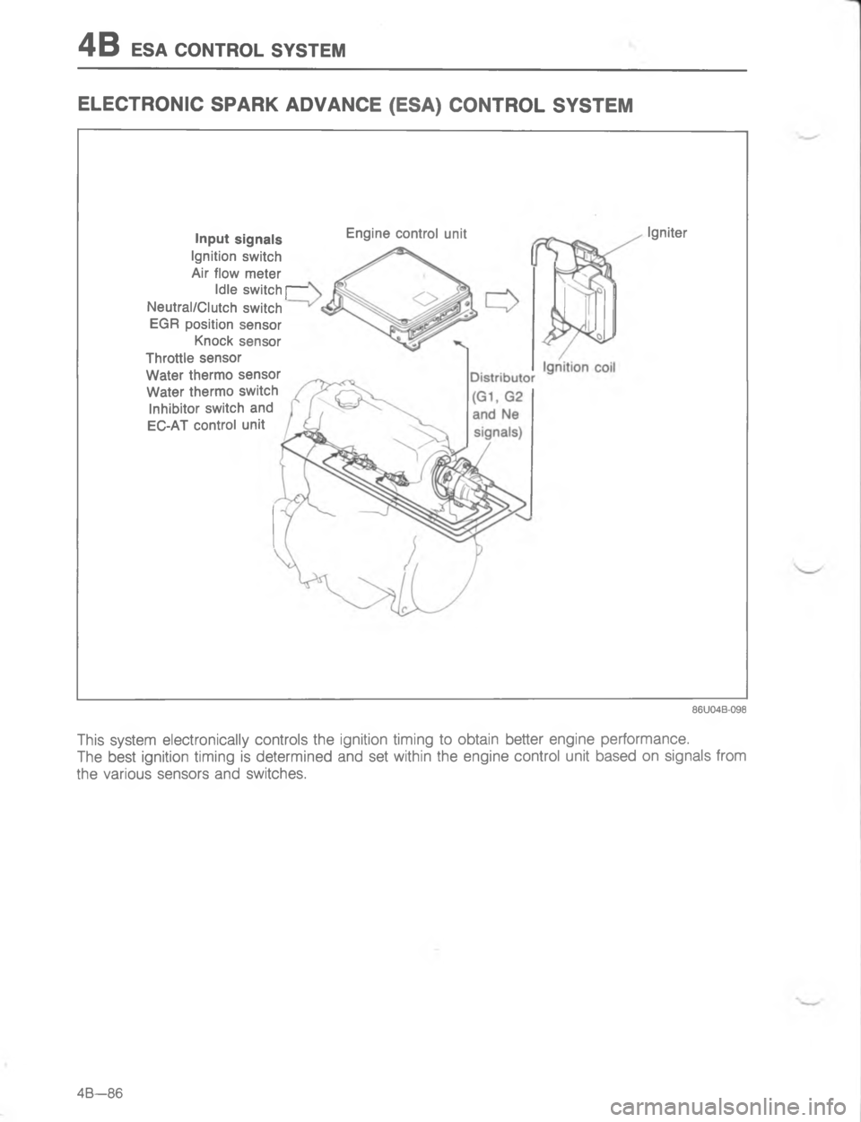 MAZDA MX-6 1988  Workshop Manual -/55




\)
5
R
#



55

#
#
G 