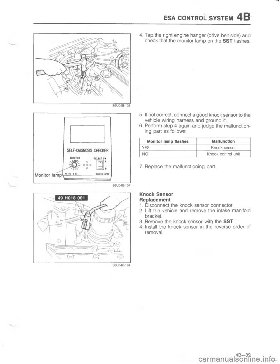 MAZDA MX-6 1988  Workshop Manual 57 (/)#4/. 767#5-/G

C
&
<


6R
\)R
D
D


;
!
H
G
G 
