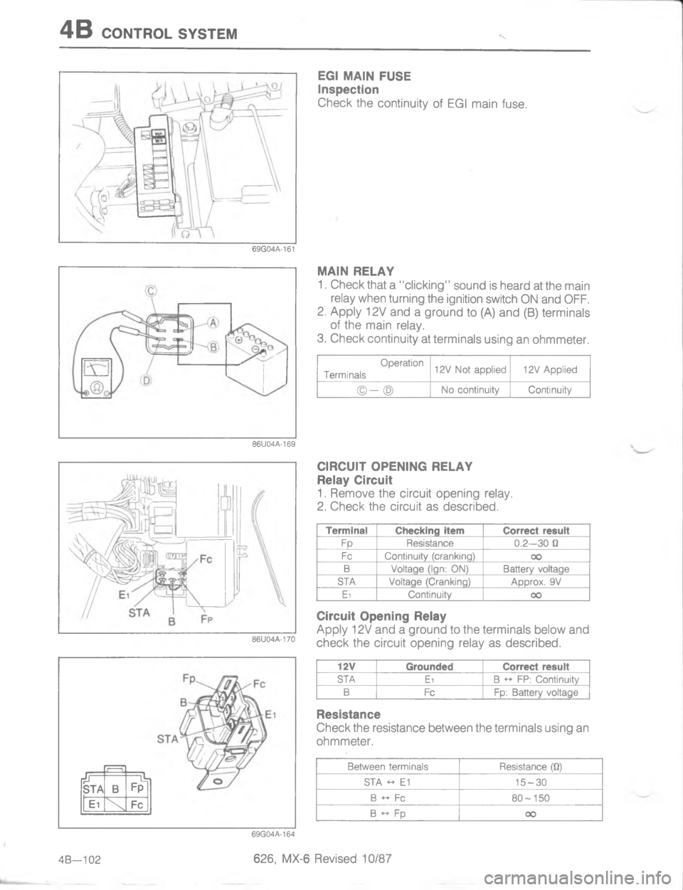 MAZDA MX-6 1988  Workshop Manual -/\(/

\(
<



;

H
/
#
g\)



;


E4
E\(

8
1
7
1
5





7:B
E

\)E/
$
7
5
8
EE

\(

8
7
8

8
 G<<; 