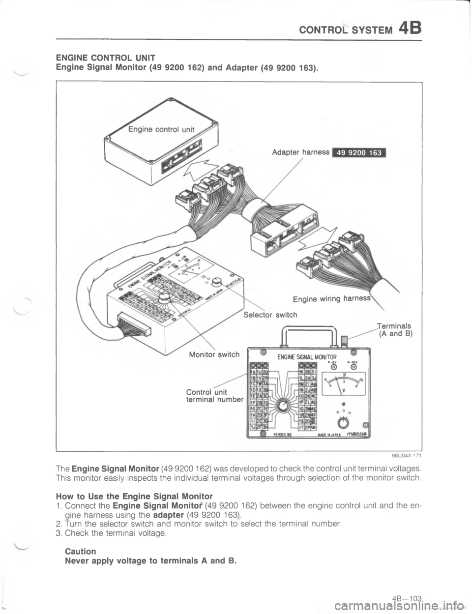 MAZDA MX-6 1988  Workshop Manual (/)#4/. 767#5-


G
5
7

\(
**#
2

% 
g
&
<
#2
#
I
2
2
;
H

G 