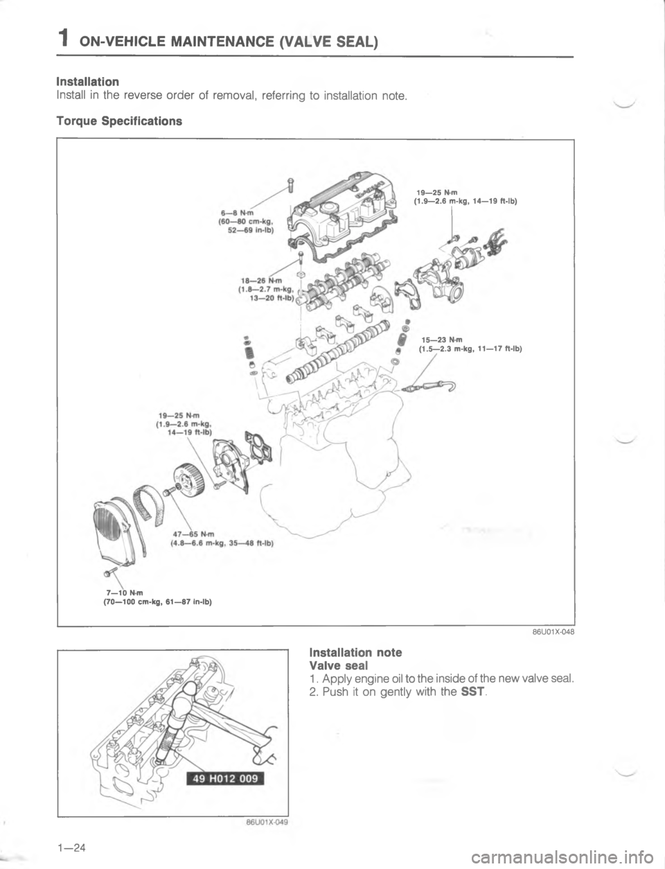 MAZDA MX-6 1988  Workshop Manual 	/


B;
2
CB
2
D
2D


A

; 