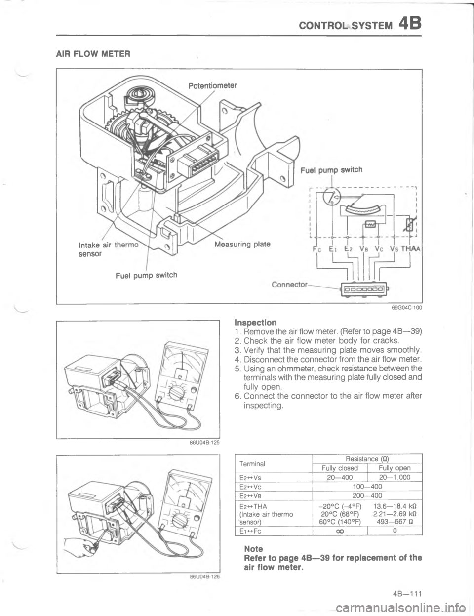 MAZDA MX-6 1988  Workshop Manual (/)#4/. 767#5-/	
< -
	

	
E


;
H
G
C


<


#4
EE
;;

"

;
5
2
	
;
<
5=


G 