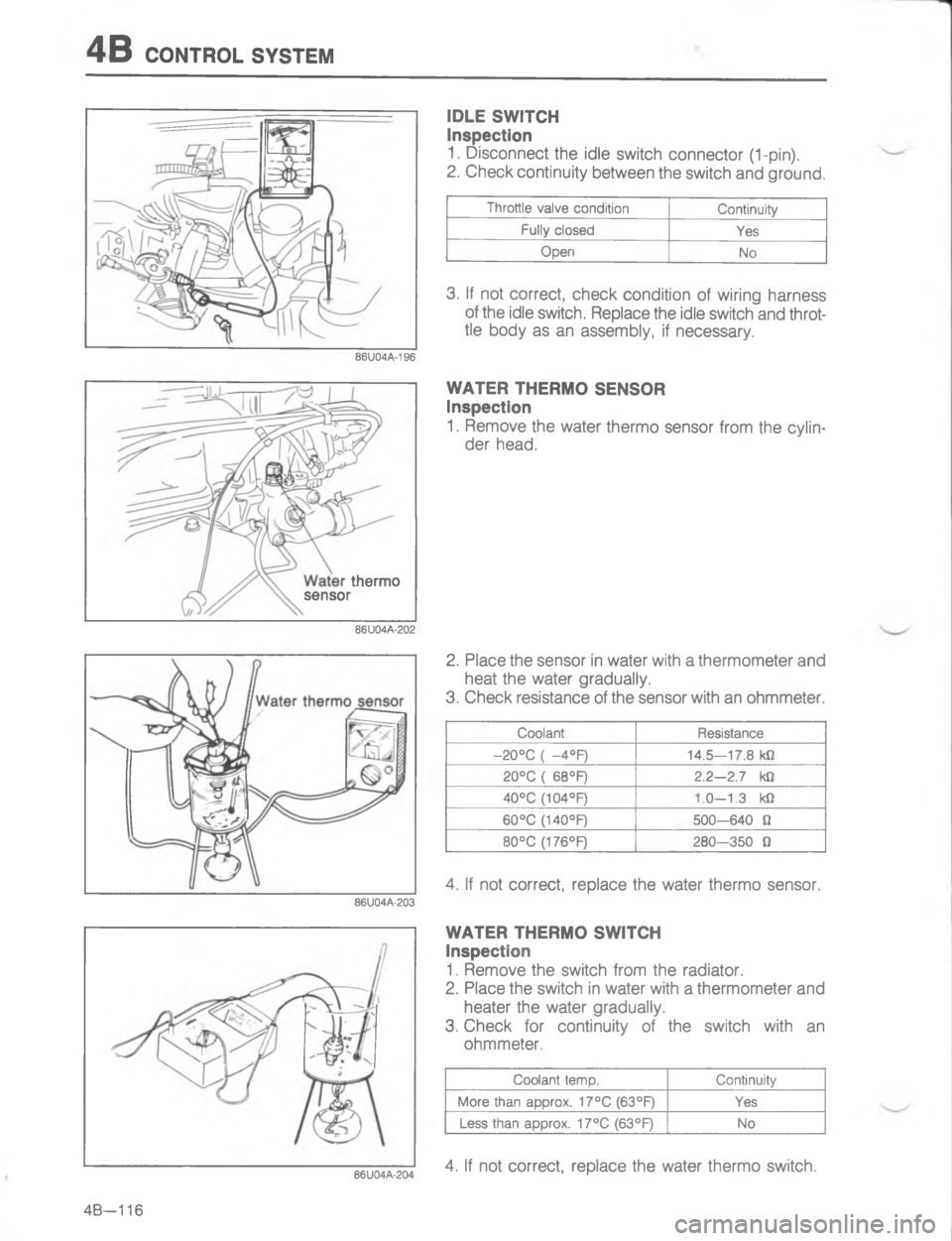 MAZDA MX-6 1988  Workshop Manual -/\(/


;
#
\(
E
6
/
\)
H


	



;

H
\(
4

;=;
G=H
\(


<

G



;

H

\(

6
.
\)  
	

GG8B 