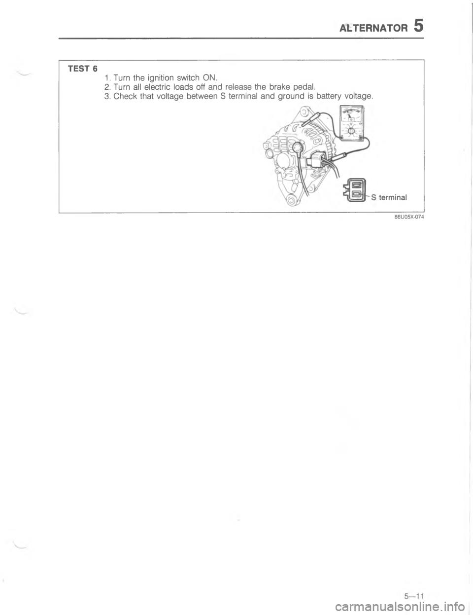 MAZDA MX-6 1988  Workshop Manual .#54)#/4C#

;
H

< 