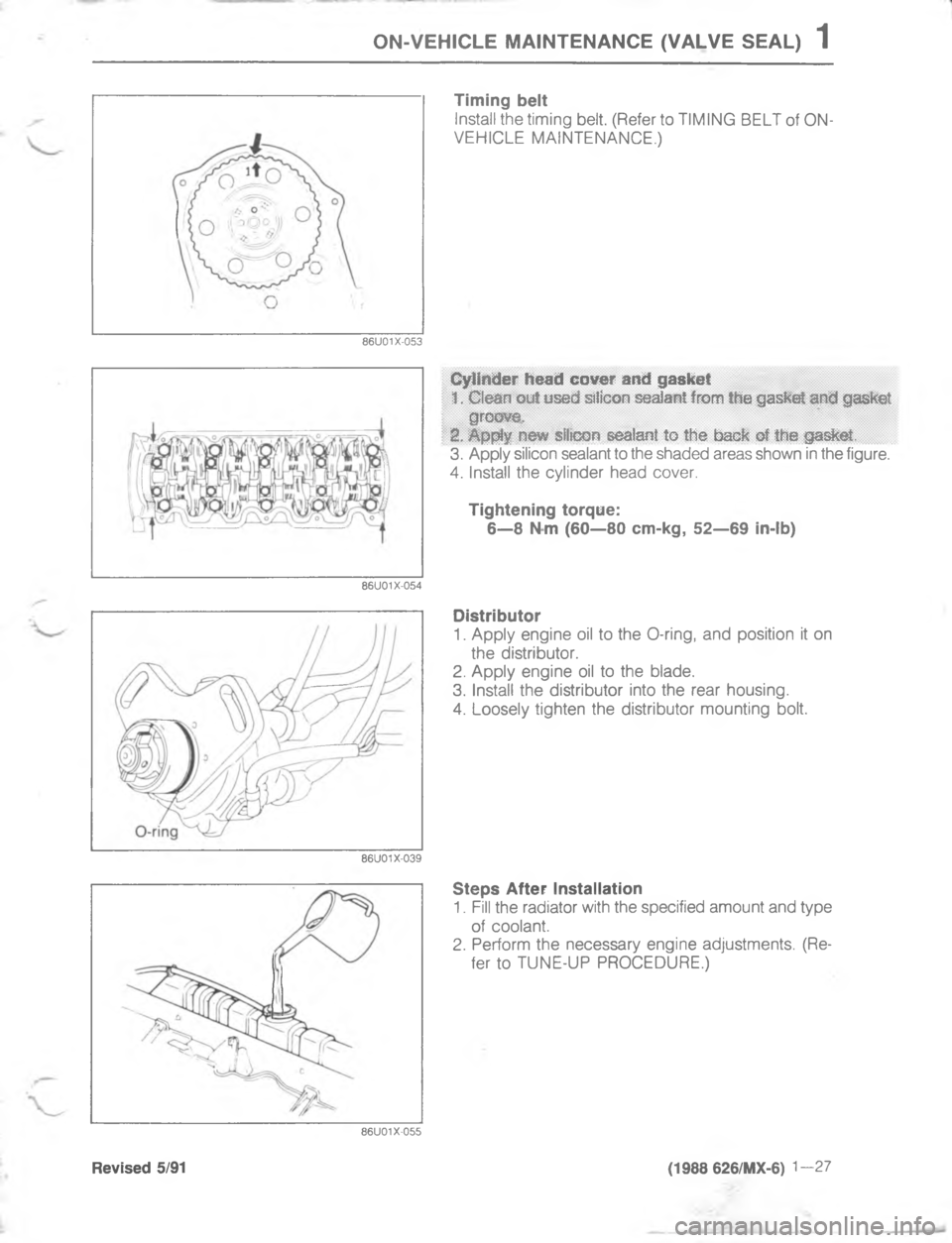 MAZDA MX-6 1988  Workshop Manual /)159(.5 )#5))(5 21.15 75.3	

15




;
H
G

B



;
H
G
<



;

<
 