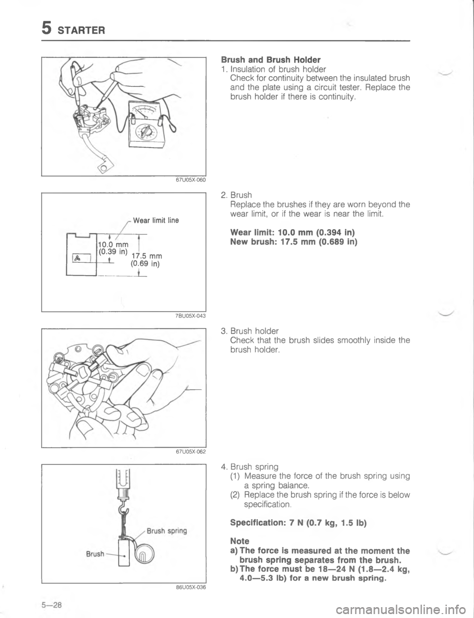 MAZDA MX-6 1988  Workshop Manual C 7:

\(

!	
\)<D

S

P
B77+;
4


"
D
H
\(
!
G
2

2
	



1
1
6 <D 