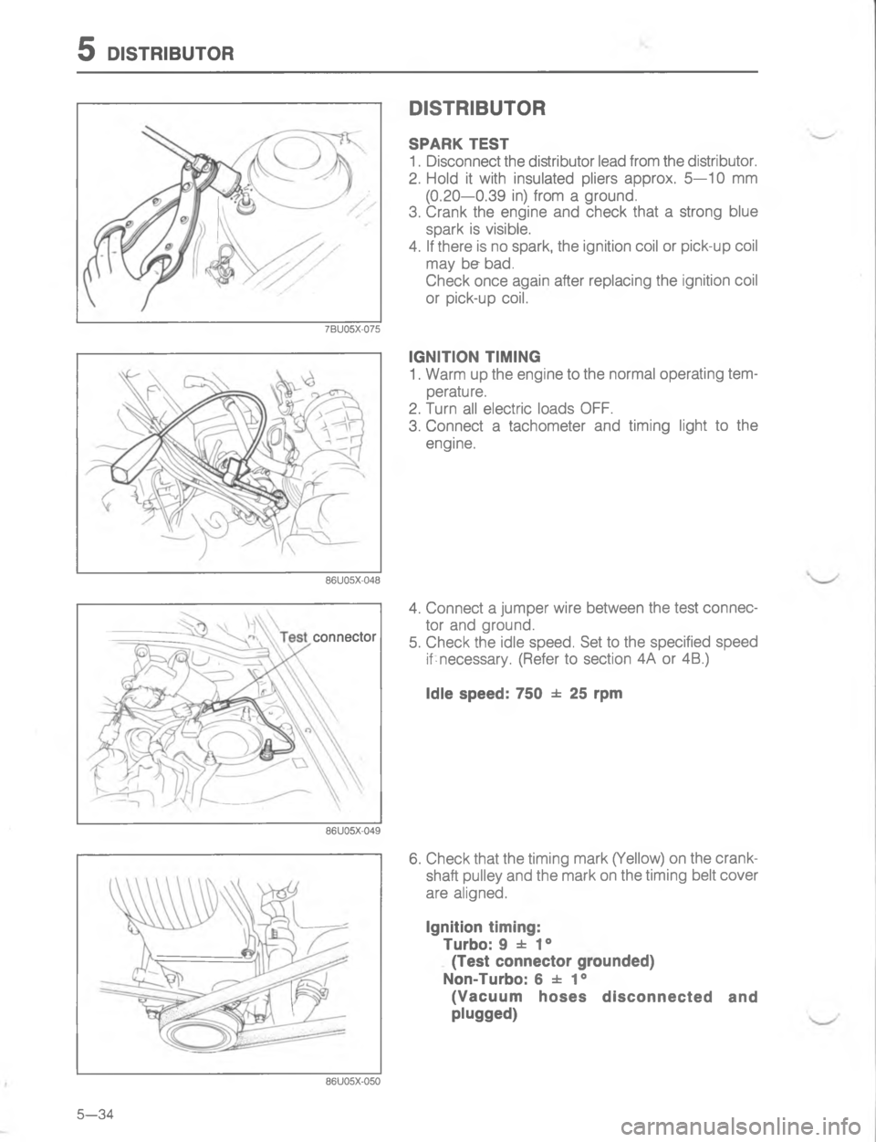 MAZDA MX-6 1988  Workshop Manual C ,7,7#48:
1

;
2
H
	
G
 
\(

2


;
H

G

C

2
<
	

2
0



*
 <C 