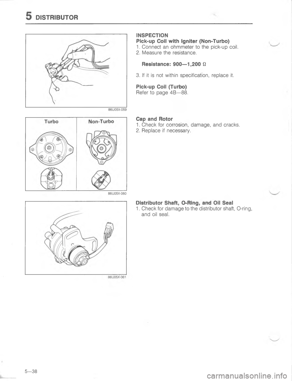 MAZDA MX-6 1988  Workshop Manual C ,7#48:
2
/

;

H
/
4


;
3

C 