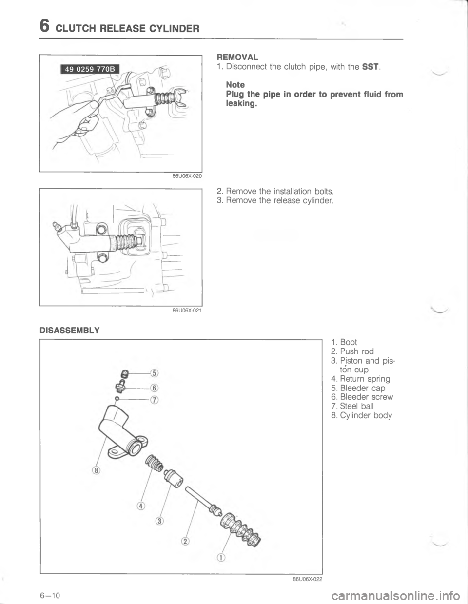 MAZDA MX-6 1988  Workshop Manual <  (.:#(9 45.575 (6.),54G = ;C DD=8
<


 
!
;
H
<:


;
H

G
C
<
D
< 
