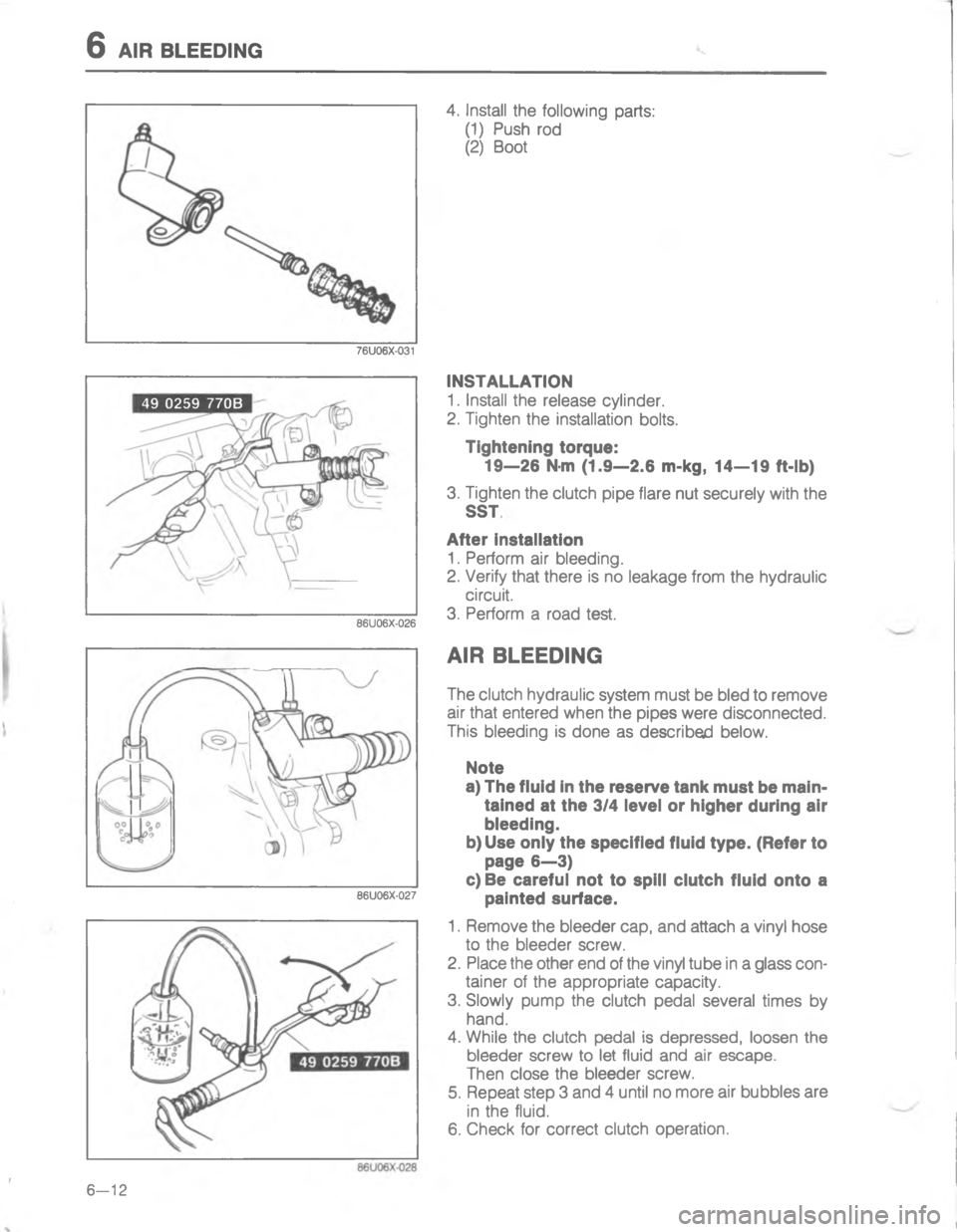 MAZDA MX-6 1988  Workshop Manual <  4 8.55,)@&G 	   	0
23 -	 
2;3 8
D<:=


;

/
H

	

;

H

#

#



1
1

#



;

H

G
!
#
C

< -

<< 