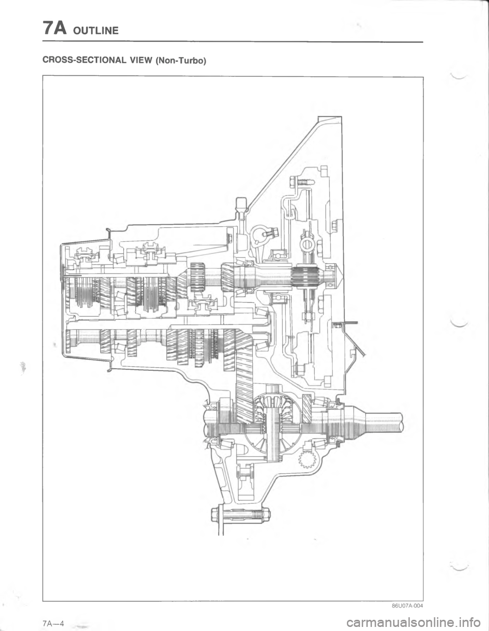 MAZDA MX-6 1988  Workshop Manual 7/:#.
<D 