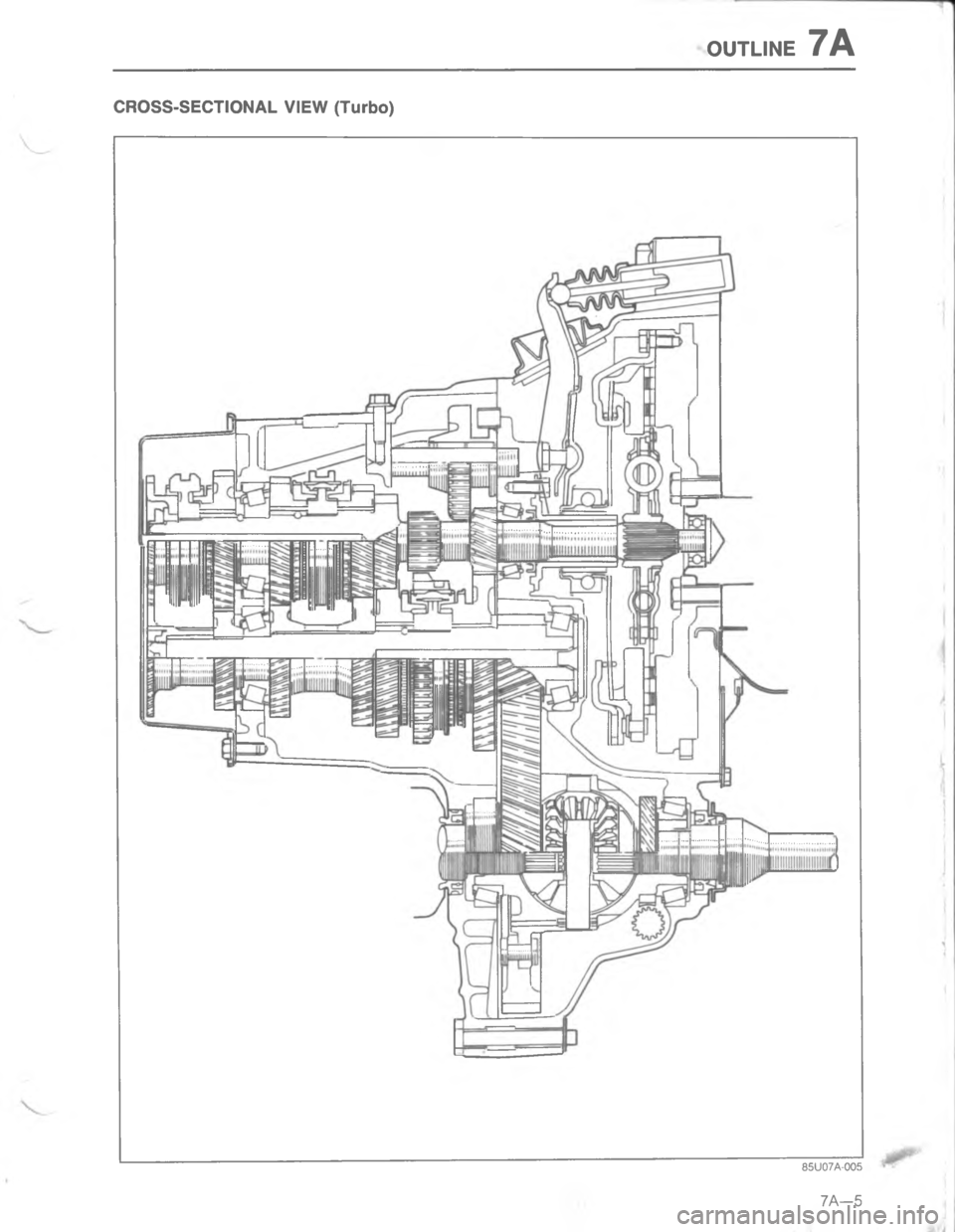 MAZDA MX-6 1988  Workshop Manual /:#.)57
D 