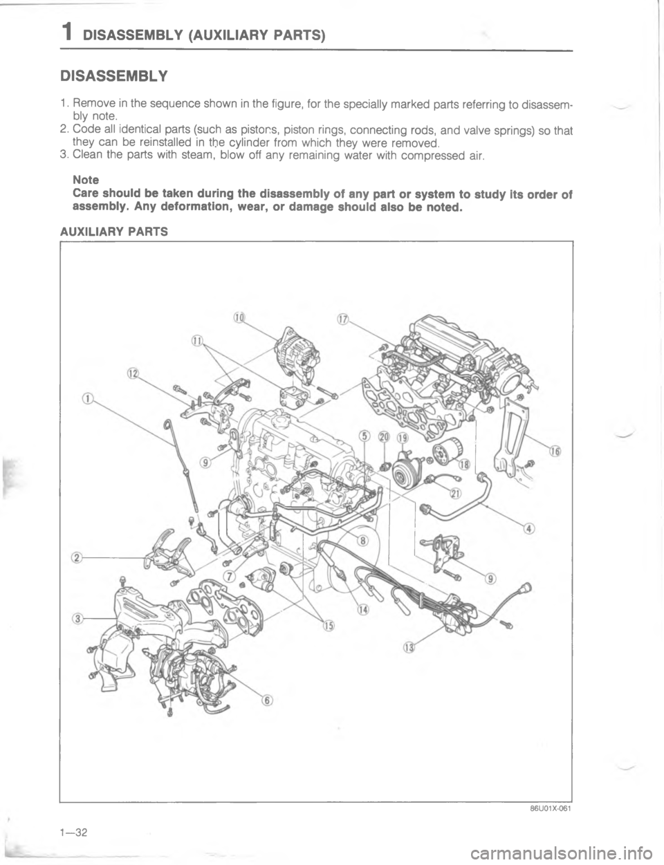 MAZDA MX-6 1988  Workshop Manual 	,,77758.6

!
;

H



	 