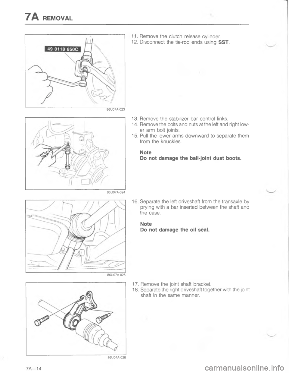 MAZDA MX-6 1988  Workshop Manual 745


















	<D 