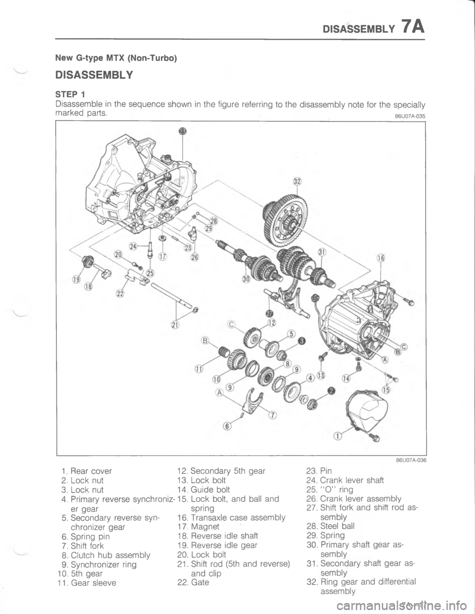 MAZDA MX-6 1988  Workshop Manual ,77758.67"I
,

,		


;
H
G

C

<
D



7
.
@
.
	
#	A

4
4
.
7

;
;
;
;
;
;
	
;
;
H
	
H
	
H
		!  /4







;
D 