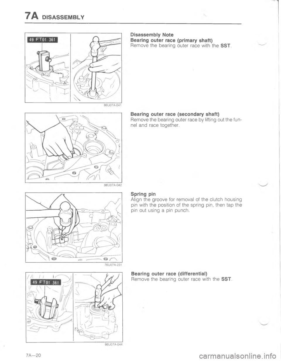 MAZDA MX-6 1988  Workshop Manual 7,7
:
4
:
4





:
4D 