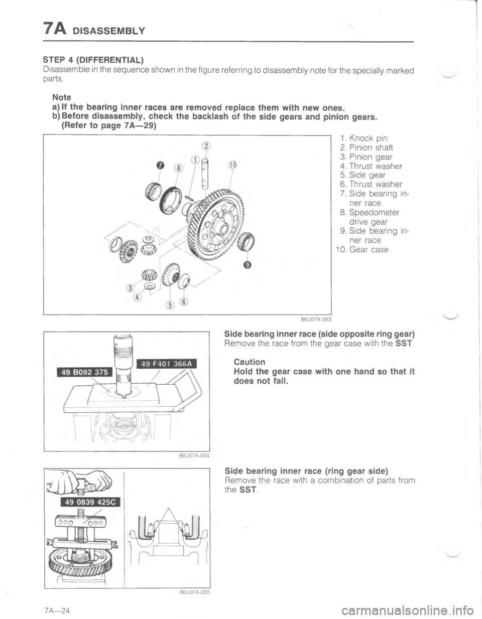 MAZDA MX-6 1988  Workshop Manual 7,
,

"

1
4

;
H
G
C
<
D


&




4




4
<D 