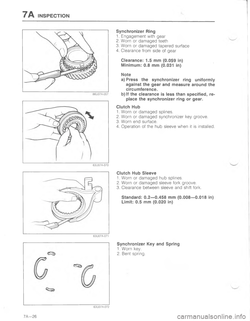 MAZDA MX-6 1988  Workshop Manual 7\)

;
H
G





#
1



;
H
G
<


;
H

0
<H


;<HD 