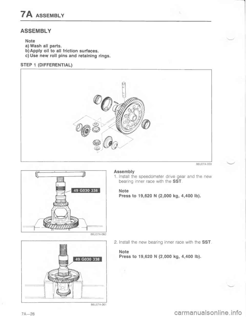 MAZDA MX-6 1988  Workshop Manual 77


1
#5=*


	

!

 
;

 G
D 