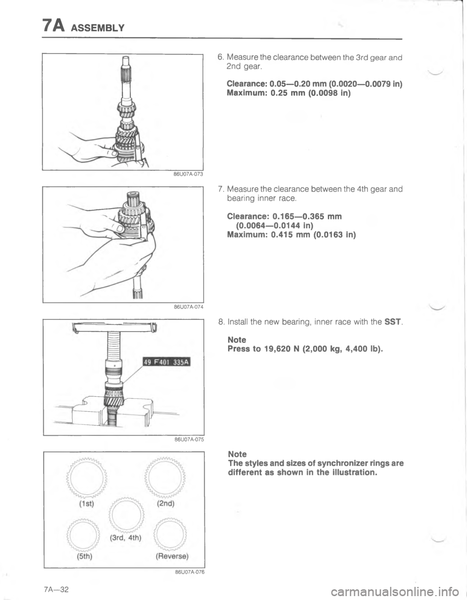 MAZDA MX-6 1988  Workshop Manual 7<
;
!"


D
!

4

<


 

+
 D 