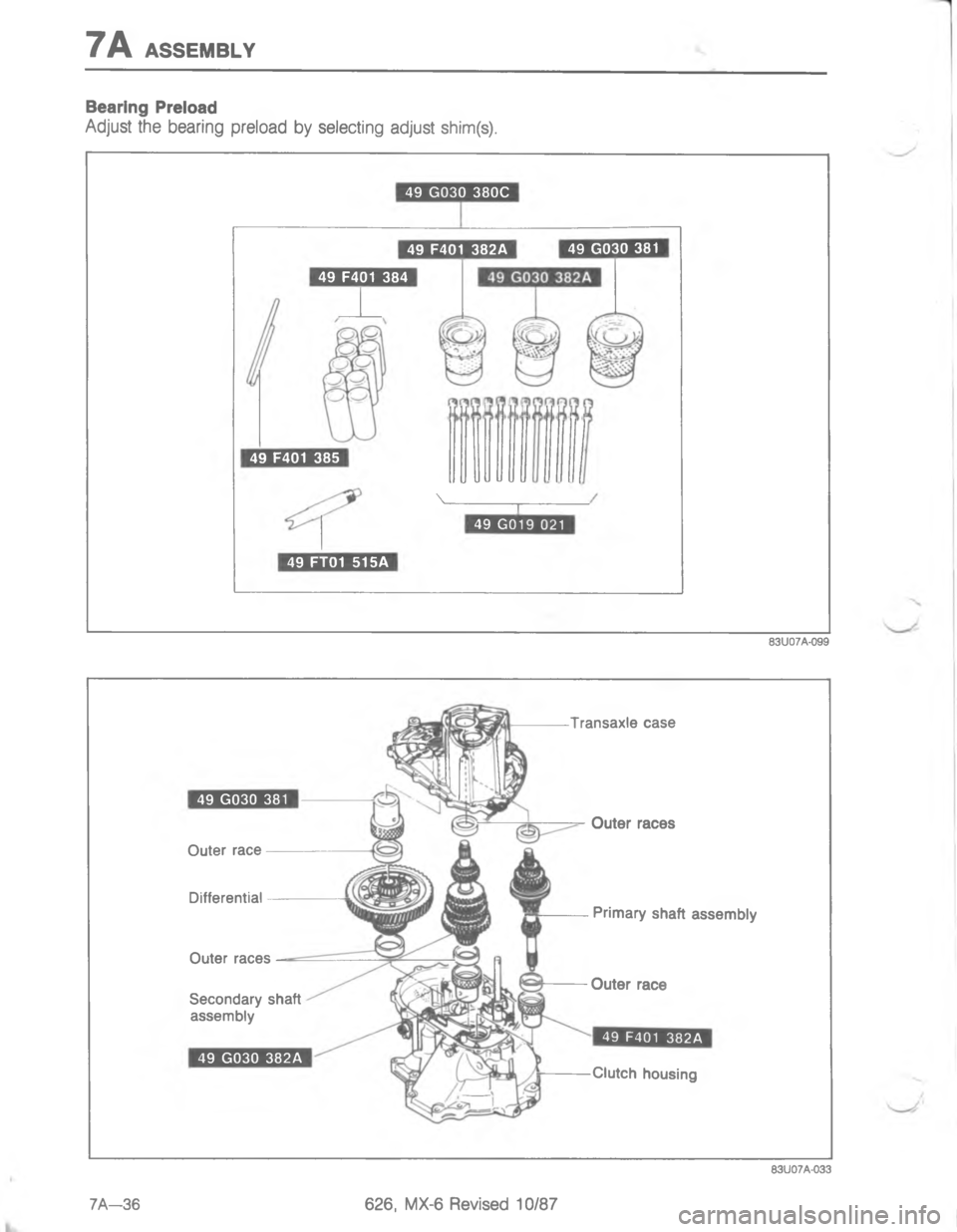 MAZDA MX-6 1988  Workshop Manual 77:

G
66
6
6
61
#
G

6@
&

&
#

G
/

/
G
$D<;<H 