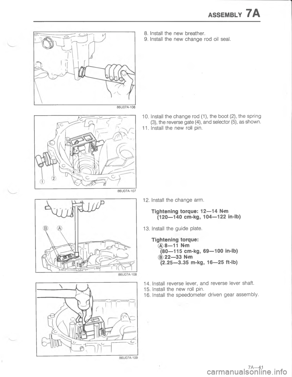 MAZDA MX-6 1988  Workshop Manual 7758.67



2




4/



4@
4
4


D 