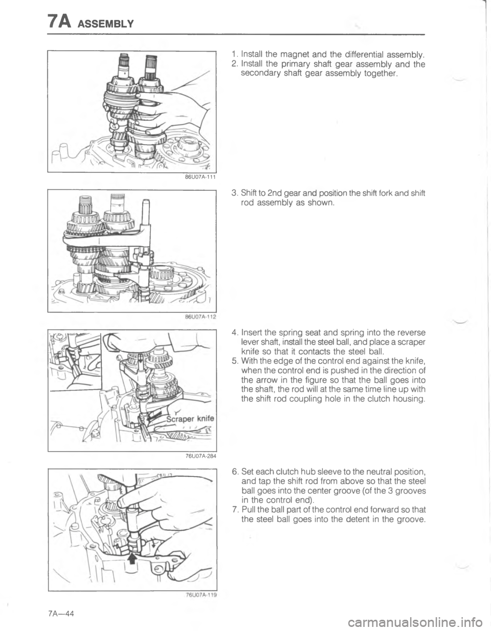 MAZDA MX-6 1988  Workshop Manual 7775
D
;
	
H

G


C




<

!

D
D 