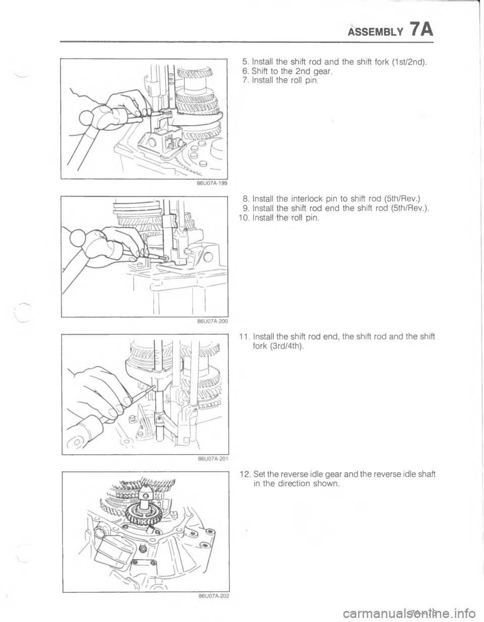 MAZDA MX-6 1988  Workshop Manual 7758.67C
<
D






D 