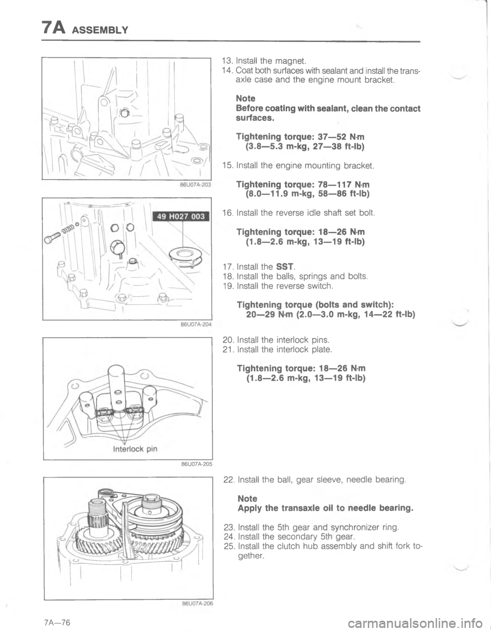 MAZDA MX-6 1988  Workshop Manual 77758

A

:
*

42


4@


4/





;
;

4

;

	
;
;
;
D 