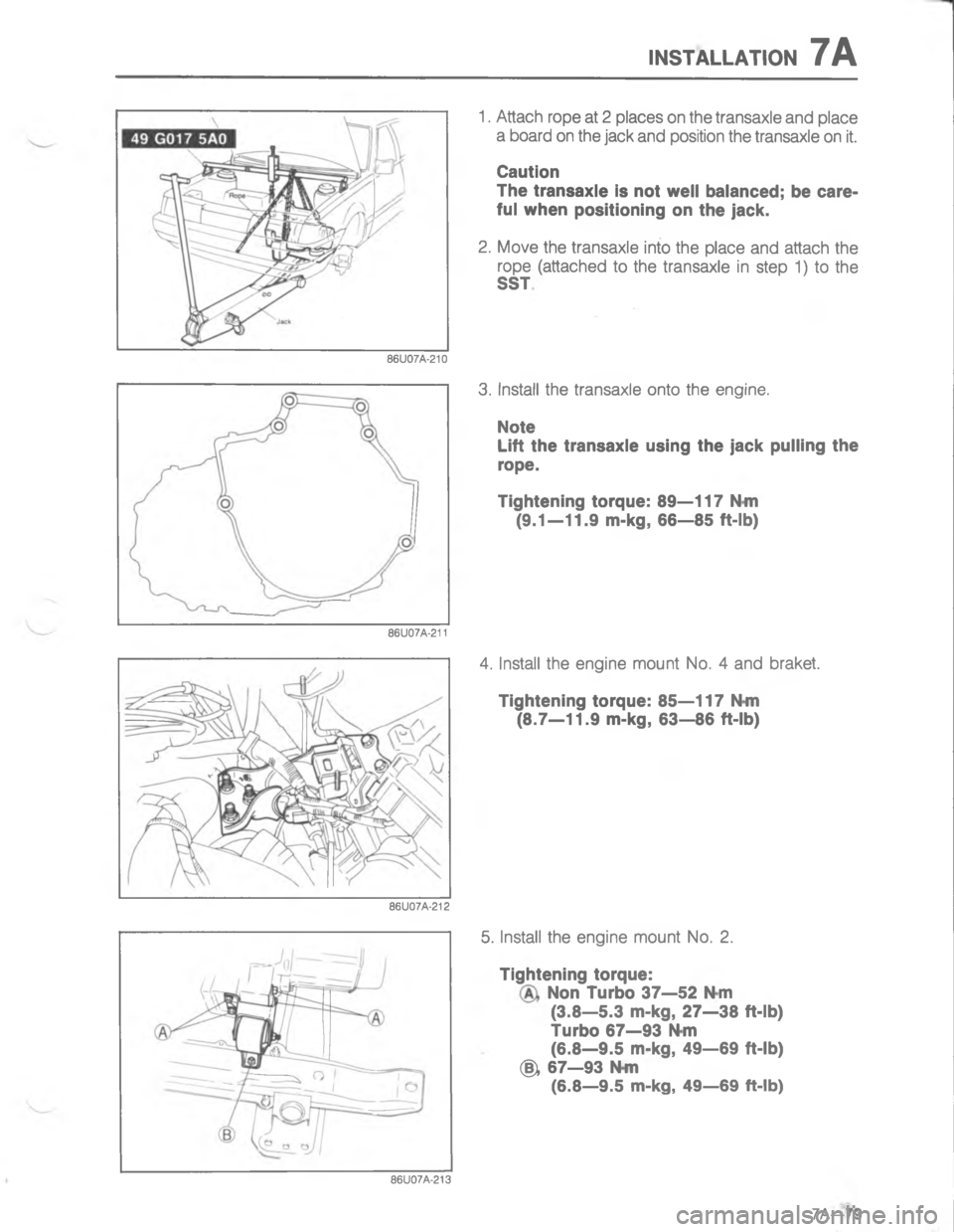 MAZDA MX-6 1988  Workshop Manual )7#..#/)7



%
;



H

0


4
G

4
C


4

4
g
4<
<D 