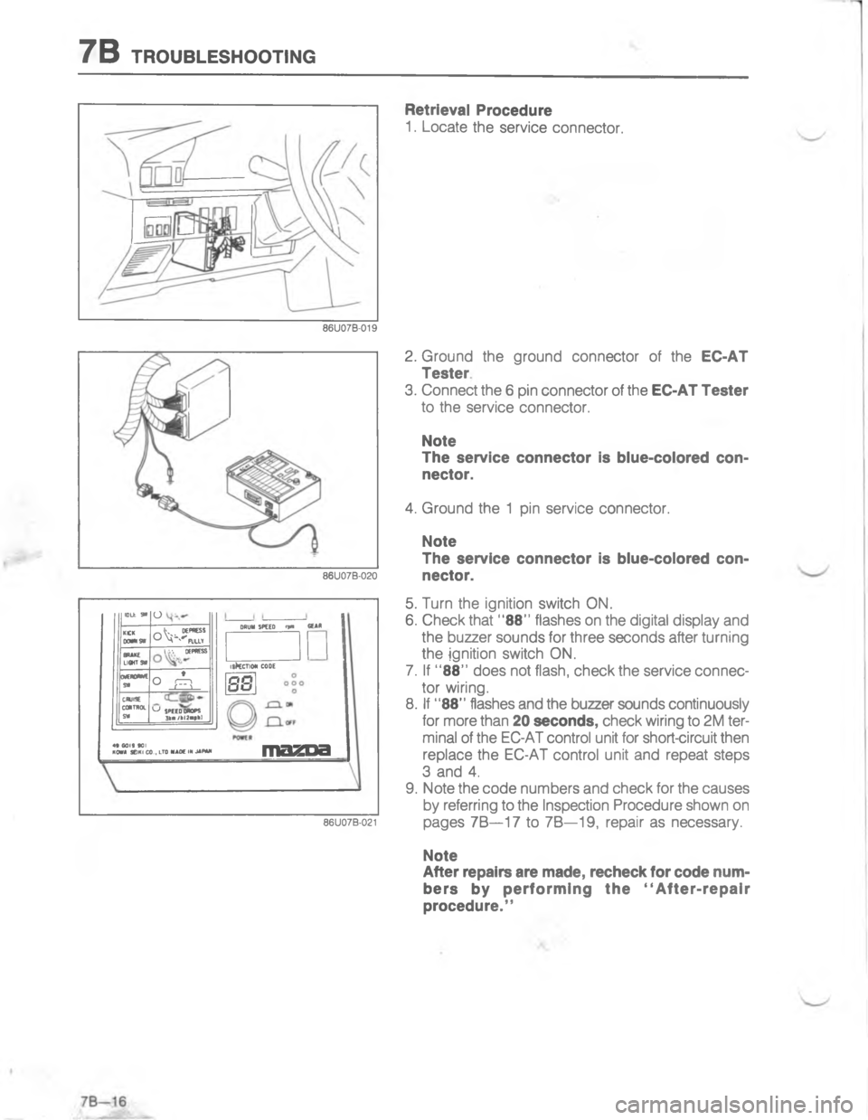 MAZDA MX-6 1988  Workshop Manual 7/#




8
;
 
?
	

%D
 


%
.M2#	


:
-
%
;

H




G



C
<XY


DXY

XY



H

! 


	
1
  