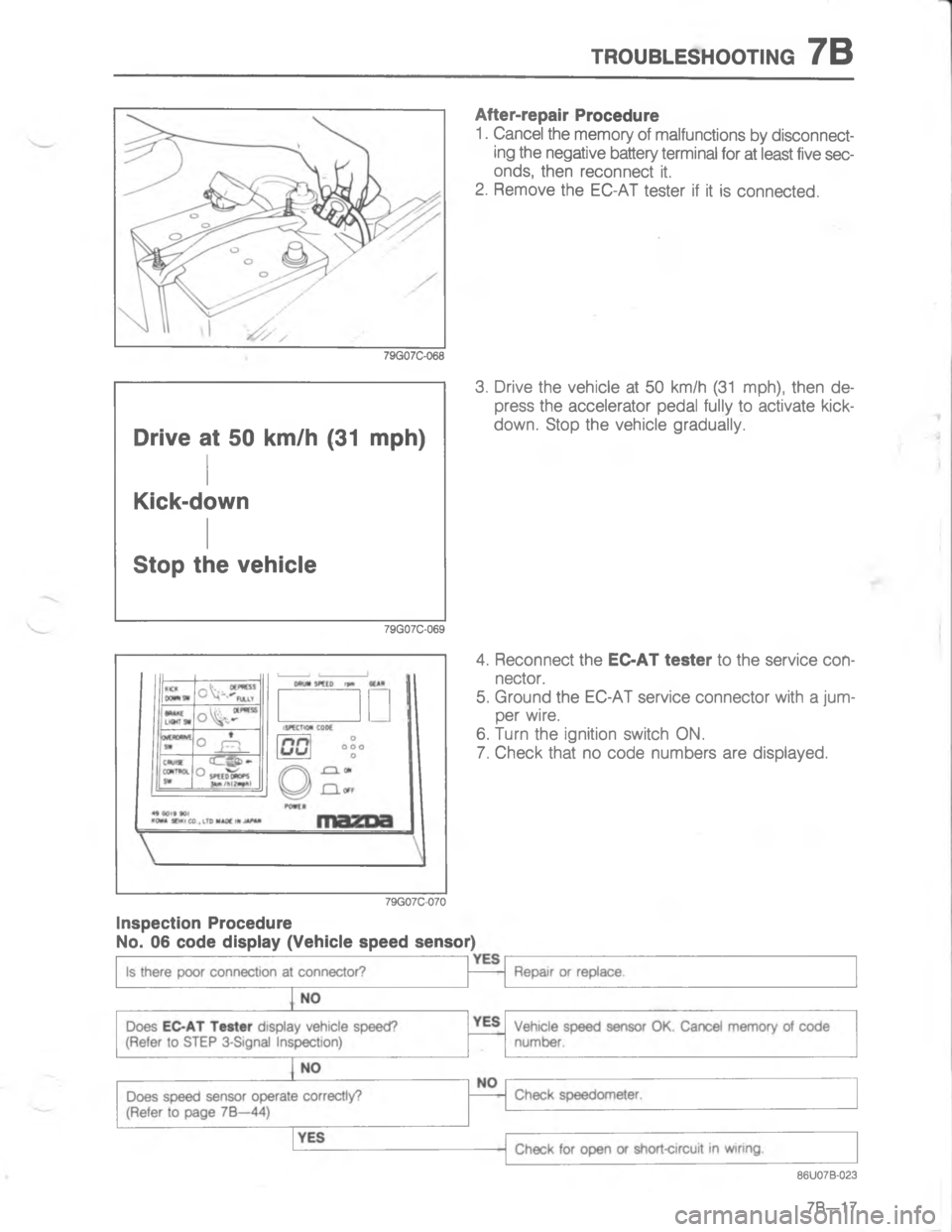 MAZDA MX-6 1988  Workshop Manual #4/:8.579//#)@7	



;
D
,
R
7H


D
G

C

<
D
D


D 