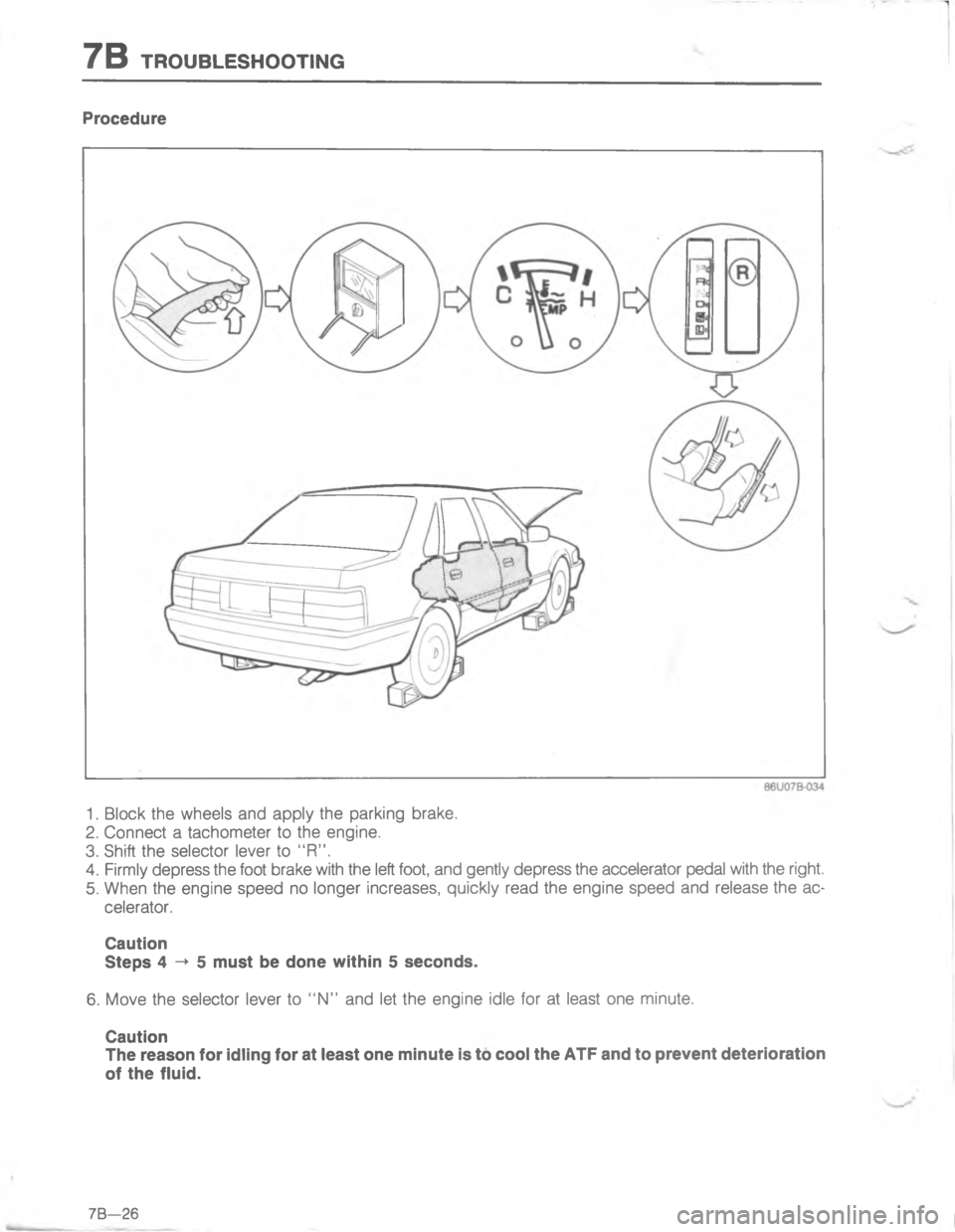 MAZDA MX-6 1988  Workshop Manual 7/# 

;
H
G
C



<


D 