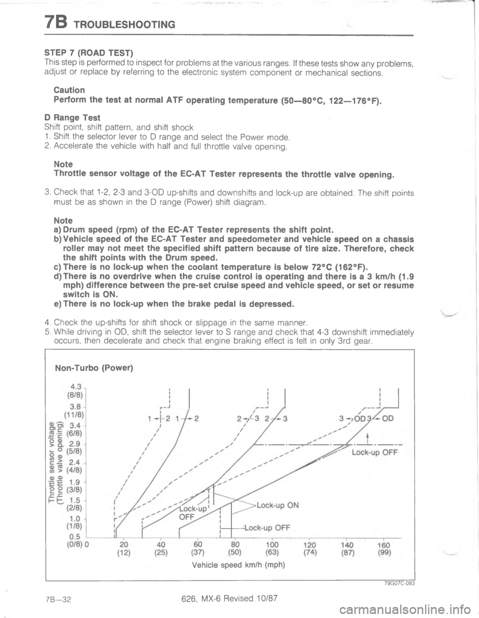 MAZDA MX-6 1988  Workshop Manual 7/#4/:8
#
W	

 

7

;


H



1


#5
5
&
*
"
G
C


 D<D 